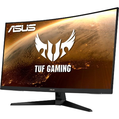 Photo 1 of ASUS TUF VG32VQ1B 31.5 Inch WQHD 2560 x 1440 165Hz 1ms FreeSync Premium / Adaptive-sync Extreme Low Motion Blur Curved Gaming Monitor, Black

//left side of screen is darker than the rest// powers on 