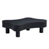 Munora - 42.52 Inch Coffee Table - Modern Handcraft Drum Design - Irregular Shape with Walnut Ash Grain - 2 of 4