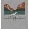 Adventure Society Explore Utah Adult Long Sleeve Hoodie - 2 of 2