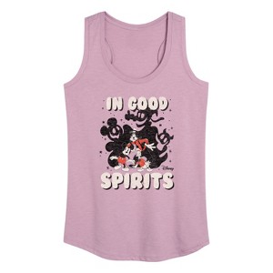 Women's - Disney - In Good Spirits Graphic Racerback Tank - 1 of 4