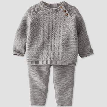 Little Planet by Carter’s 2pc Baby Sweater Set - Gray