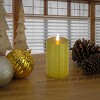 9" HGTV LED Real Motion Flameless Gold Candle Warm White Lights - National Tree Company - 2 of 4