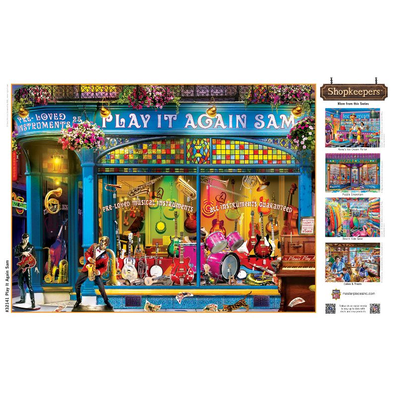 MasterPieces 750 Piece Jigsaw Puzzle - Play It Again Sam - 18"x24", 5 of 9