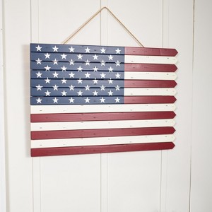 Classic American Flag Wooden Wall Art - 1 of 4