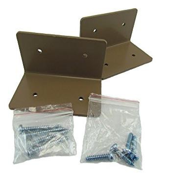 Squirrel Stopper Post Mounting Bracket Flange for 4 x 4 Post, Great For Bird House & Bird Feeders