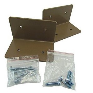 Squirrel Stopper Post Mounting Bracket Flange for 4 x 4 Post, Great For Bird House & Bird Feeders - 1 of 4