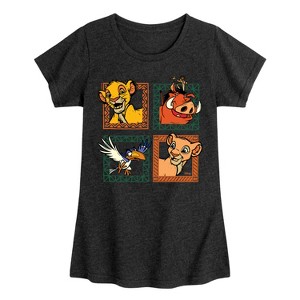 Girls' - Disney - The Lion King Fitted Short Sleeve Graphic T-Shirt - 1 of 4