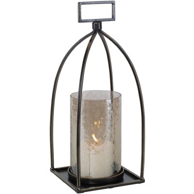 Uttermost Riad Dark Bronze and Glass Votive Candle Holder
