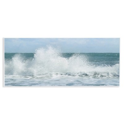 Stupell Industries Ocean Waves Crashing Foam Splash, 17" x 7"