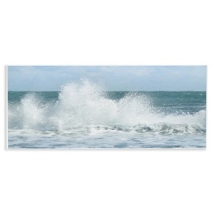 Stupell Industries Ocean Waves Crashing Foam Splash, 17" x 7" - 1 of 4
