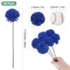 Unique Bargains Artificial Chrysanthemum Ball Flowers Silk Bouquets Real Touch 11 Inch 30 Pcs - 3 of 4