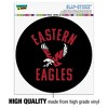 Eastern Washington University Eagles Automotive Car Window Locker Circle Bumper Sticker - 3 of 4