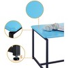 Vynxaria GT 3-Piece Violet Carbon Fiber Wrap Coffee & End Table Set - 3 of 4