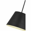 Maddox 18" Matte Black Pendant Light - Dimmable, Iron, 1 Bulb, Elegant Design for Any Room - 2 of 4