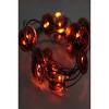 Perfect Holiday 20 LED Fairy Light Halloween Classic Orange Pumpkin – Battery Operated w/ Timer - 2 of 4