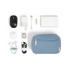 U Brands 8"x5.25" Dual Zip Corduroy Tech Organizer Haze - 3 of 4