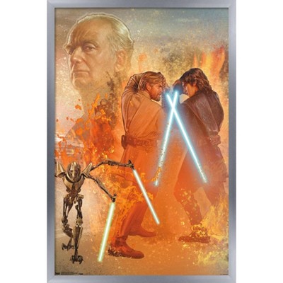 Trends International Star Wars: Revenge Of The Sith - Celebration Mural Framed Wall Poster Prints