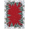 Snowman Deer Tree Christmas Mat/Rug: Winter Home Decor, Non-Slip Washable, Indoor Use - 2 of 4