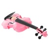 TopComfy 4/4 Acoustic Violin Set with Case Bow Rosin for Adult Kids Violin Learners and Enthusiasts Musician, Pink, 31.5"*9.84"*4.92" - 3 of 4
