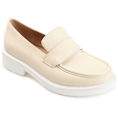 Journee Collection Women's Saydee Loafer Round Toe Slip On Flats