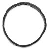 Black Bow Jewelry 12mm Black Plated Stainless Steel, Blue Carbon Fiber Bracelet, 8.25 In - 4 of 4