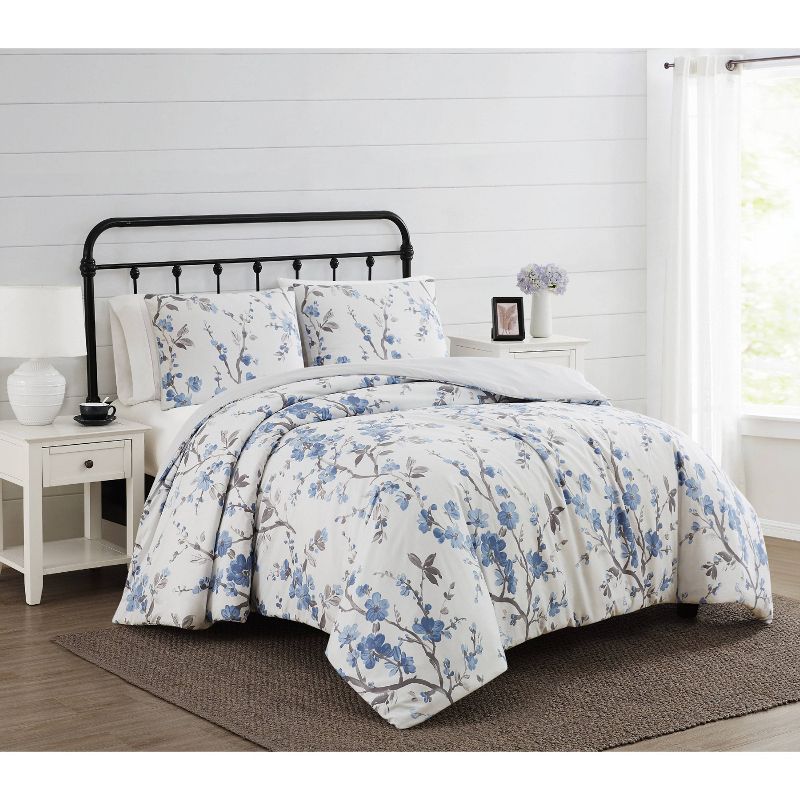 Kasumi Floral Duvet Cover Set - Cannon, 1 of 8