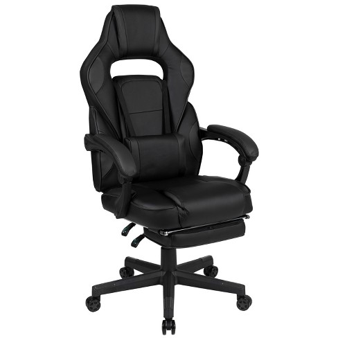 PC Gaming Chair Ergonomic Swivel Massage Recliner PU Computer