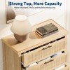 Fluted 5 Drawer Dresser, 5 Chest of Drawers, Wooden Dresser Chest with Clothes Storage Cabinet, Drawer Organizer, TV Stand for Bedroom, Living Room - 4 of 4
