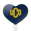 Central Oklahoma Primary Logo Heart Love Cupcake Picks Toppers Decoration Set of 6 - 2 of 4