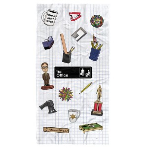 The Office Icon Collage 30” x 60” Beach Towel - 1 of 4