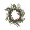 Transpac Artificial 24 in. Green Christmas Eucalyptus Berry Pine Wreath - 3 of 4
