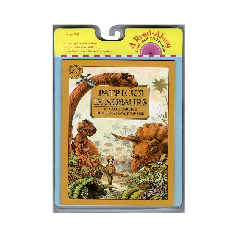 Patrick's Dinosaurs Book & CD - (Read-Along) by  Carol Carrick (Mixed Media Product), 1 of 2