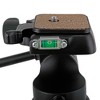 SoHo Urban Artist Deluxe Durable Aluminum Camera Tripod w/ Tripod Weight Bag, 3-Way Tilting Head, Telescoping Legs, Quick Release Plate, Adjusts - 4 of 4