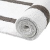 Hotel 3 PC Bath Rug 100% Premium Cotton Tufted Weave Two Tone Reversible Bathroom Rug, Super Soft Absorbent, Machine Washable Bath Mat - 4 of 4