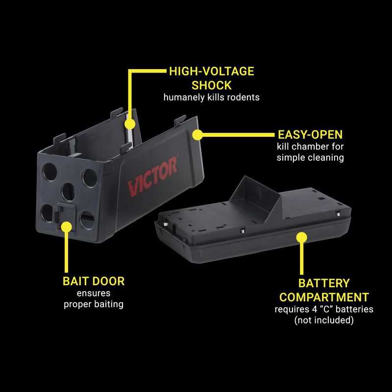 Victor Medium Electronic Animal Trap For Rats 1 pk, 3 of 6