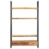 vidaXL Bookshelf 118x30x200 cm Solid Reclaimed Wood - 3 of 4