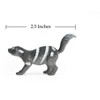 Collectible Wildlife Gifts | Skunk, Striped,  Plastic Animal Toy, Model, Animal,  Gift,    2 1/2 "     CWG126 B238 - 2 of 4