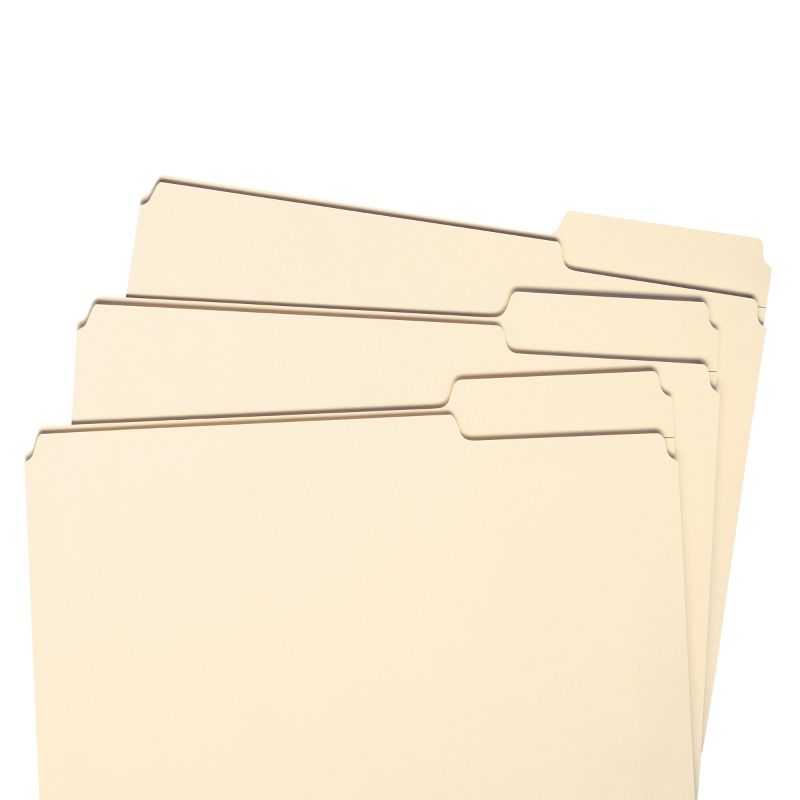 Smead File Folder, Letter, 1/3-Cut Tab Right Position, Letter Size, Manila, 100 Per Box (10333), 5 of 9