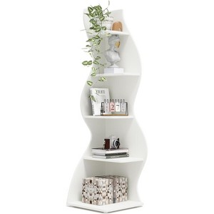 Dexmalle Unique 5-Tier Wall Corner Storage Shelf - 1 of 4