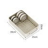 Slide Out Kitchen Organizer, Heavy Duty Cabinet Storage Drawer with Drip Tray, Multi-Purpose Dish Drainer Rack, Space Saving Cupboard Shelf Organizer - 4 of 4