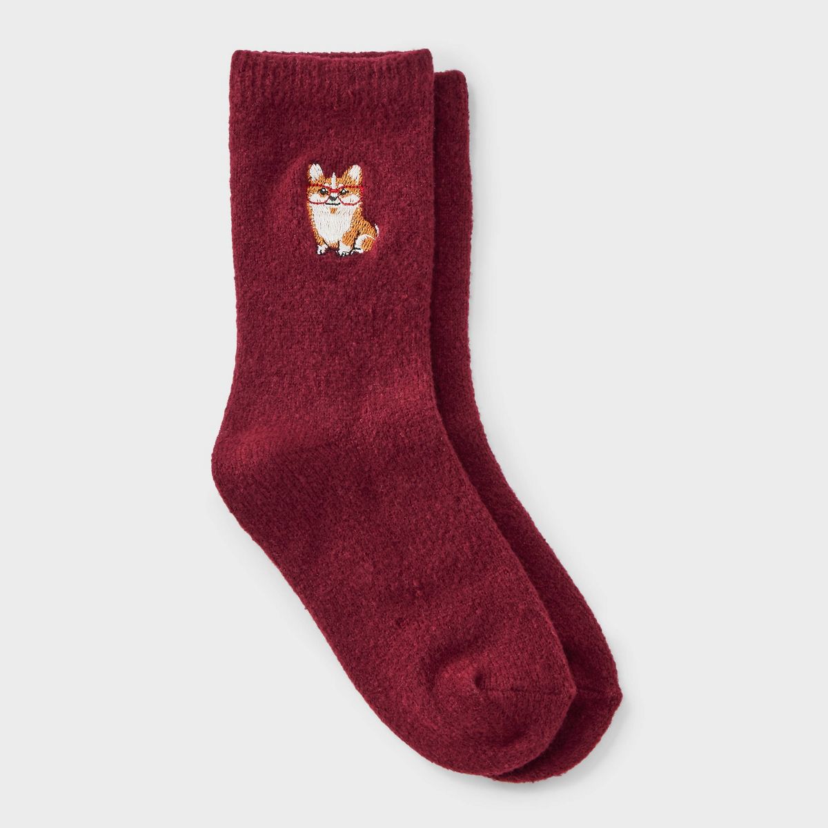 Girls' Sweater Cozy Crew Socks - Cat & Jack™ - thumbnail 7