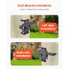 VEVOR Self-Locking Gate Latch, Metal Heavy Duty Automatic Gravity Lever, Door Latch Hardware with Multiple Lock Holes, Black - 4 of 4