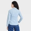 Women's Slim Fit Long Sleeve Denim Western Shirt - Universal Thread™ - 2 of 3