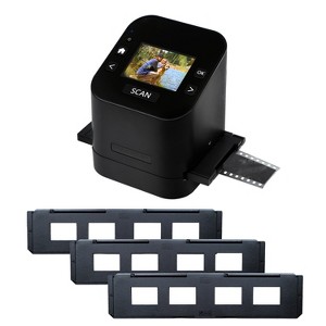 Magnasonic All-In-One 22MP Film & Slide Scanner with 35mm Slide Film Holder, Converts Film & Slides - Black - 1 of 4