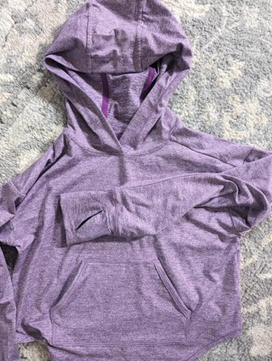 Girls' Soft Stretch Hoodie - All In Motion™ Gray L : Target