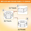 FDW Dog Playpen Pet Dog Fence 2-32 Panels  24/32/40"H Metal Dog Pen Outdoor Exercise Pen with Doors for Large/Medium /Small Dogs for RV,Camping,Yard - 4 of 4