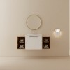 Bencmate Bathroom Storage Cabinets, Bathroom Vanity, 48 Inch Bathroom Vanity with Sink, Wall-Mounted Bathroom Sink Cabinet with Soft Close Doors and - 2 of 4