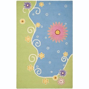 Safavieh Kids SFK383 Hand Tufted Indoor Rug - Safavieh - 1 of 4