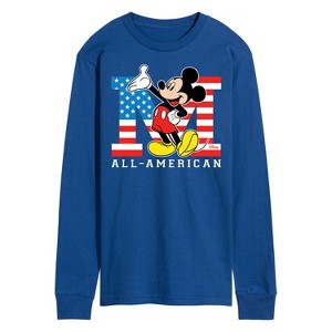 Men's - Disney - Americana Long Sleeve Graphic T-Shirt - 1 of 3