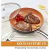 KOCH SYSTEME 8'' Copper Nonstick Frying Pan with Lid, Scratch Resistant Ceramic Coating, Oven and Dishwasher Safe - 4 of 4